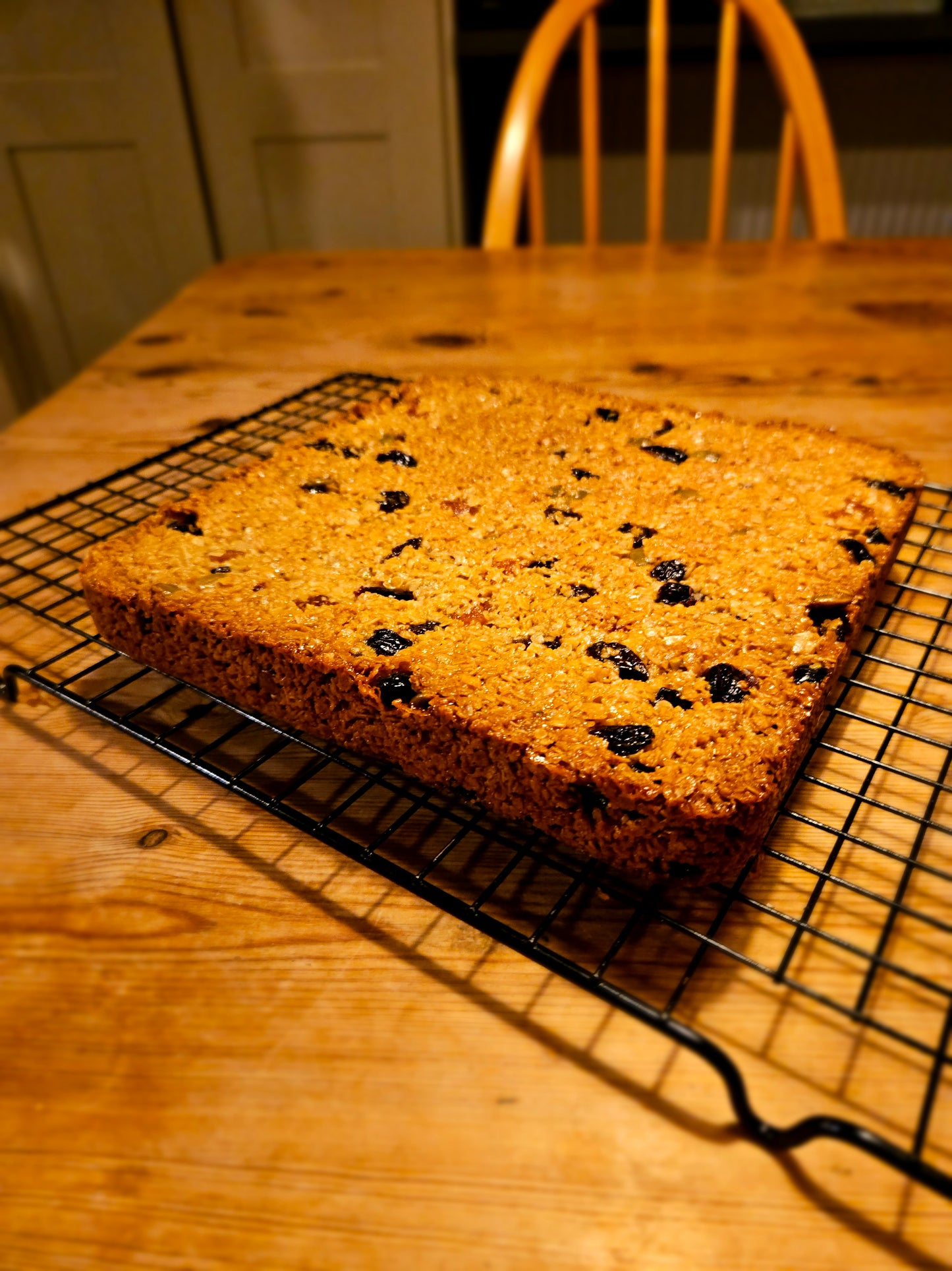 Fruity Flapjack Squares - Made Without Gluten (Vegan Option Available)