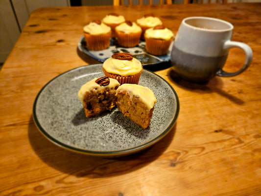 8" Round Carrot Cake or 12 Cupcakes - Made Without Gluten