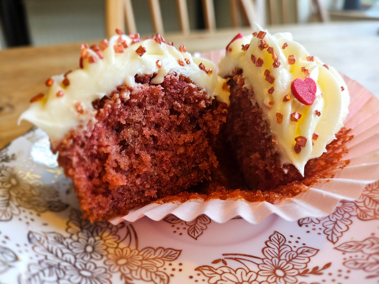 12 Red Velvet Cupcakes - Made Without Gluten, Vegan Option Available