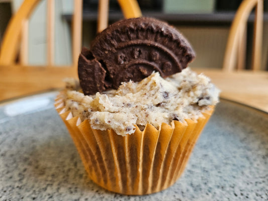 12 Cookies and Cream Cupcakes - Made Without Gluten, Vegan Option Available