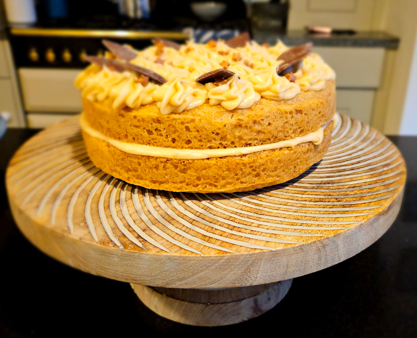 Vegan Salted Caramel Sandwich Cake - Made Without Gluten