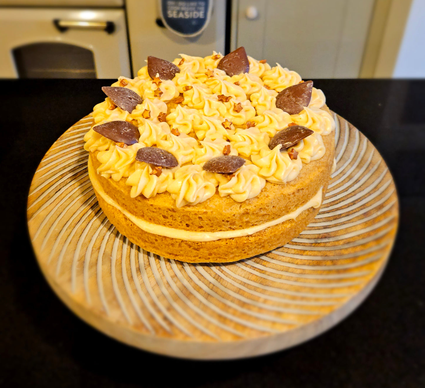 Vegan Salted Caramel Sandwich Cake - Made Without Gluten
